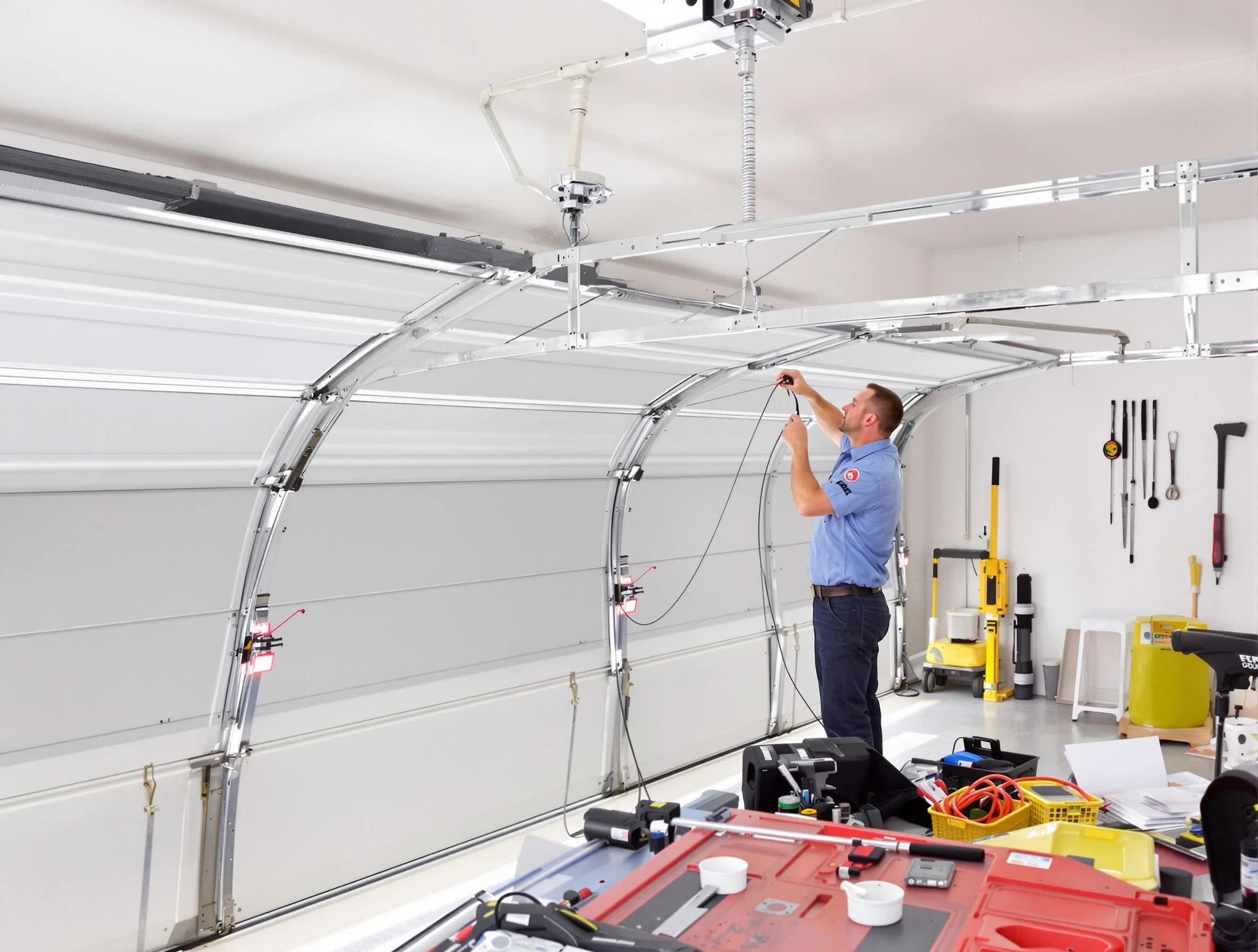 Garage door cable repair service by Glendale Garage Door Repair in Glendale