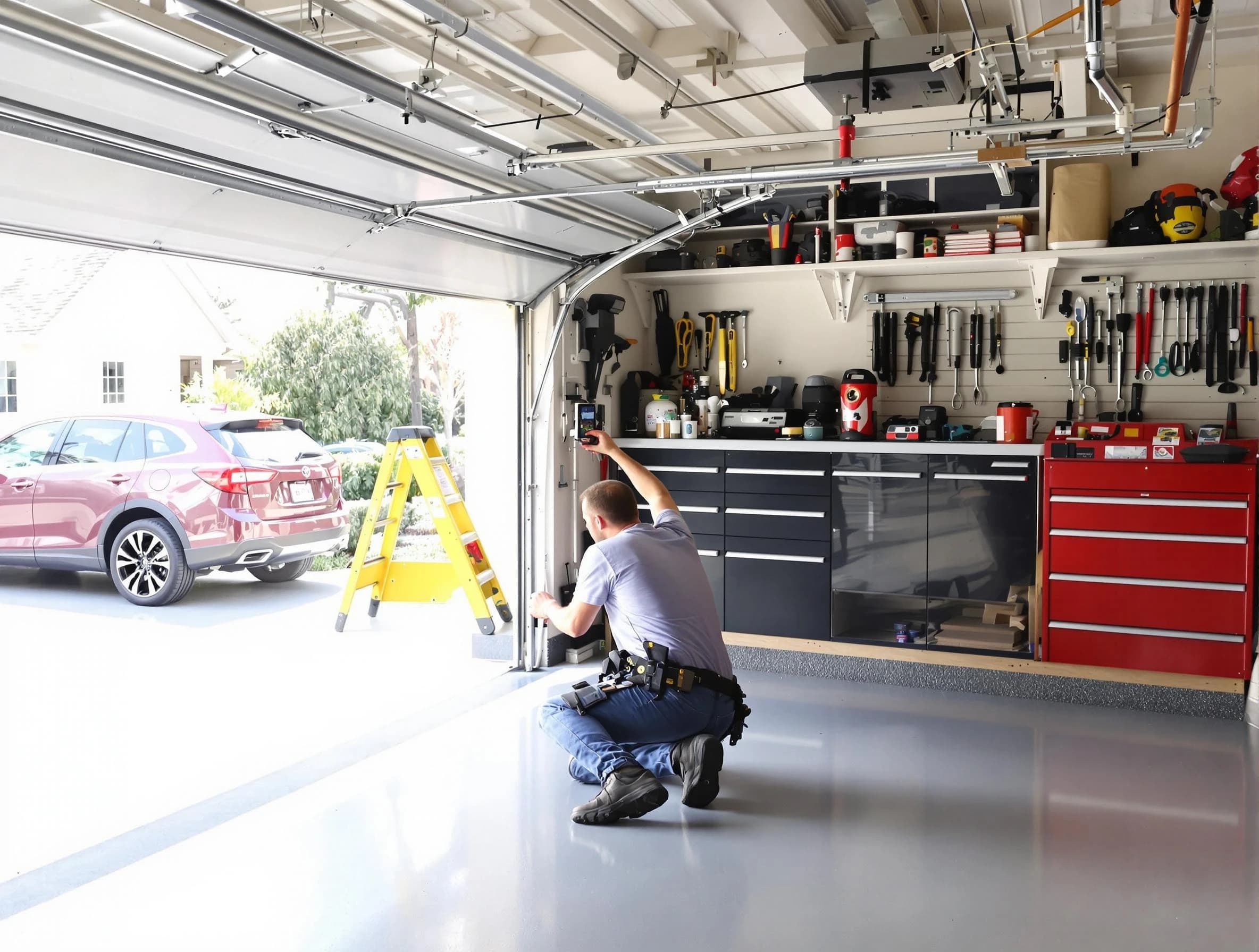 Local garage door repair service by Glendale Garage Door Repair in Glendale