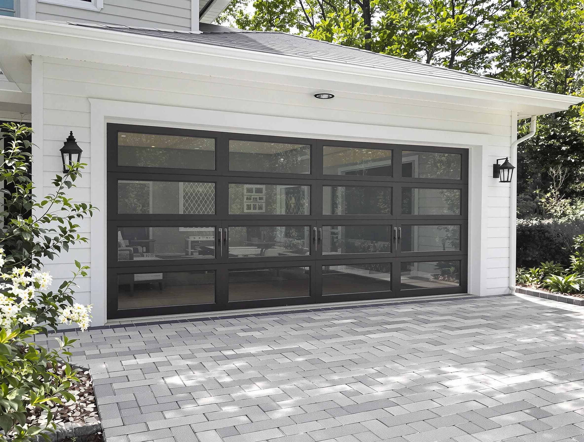 Glendale Garage Door Repair design specialist presenting custom garage door options to Glendale homeowner