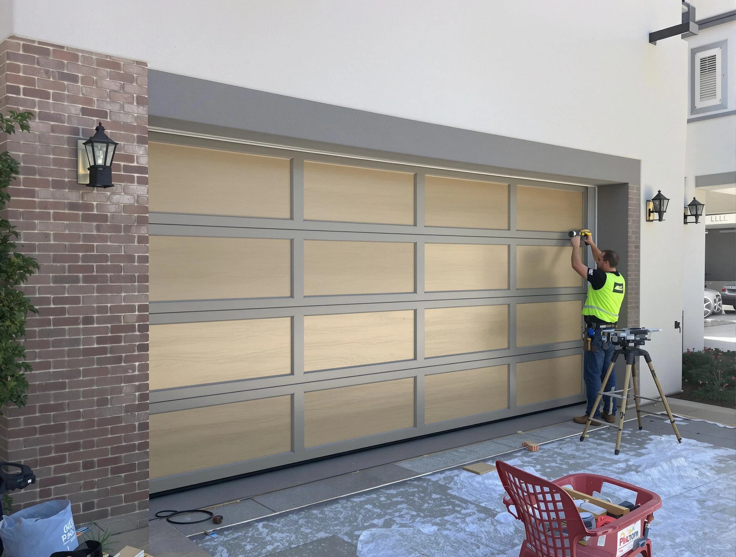 Garage door replacement service by Glendale Garage Door Repair in Glendale