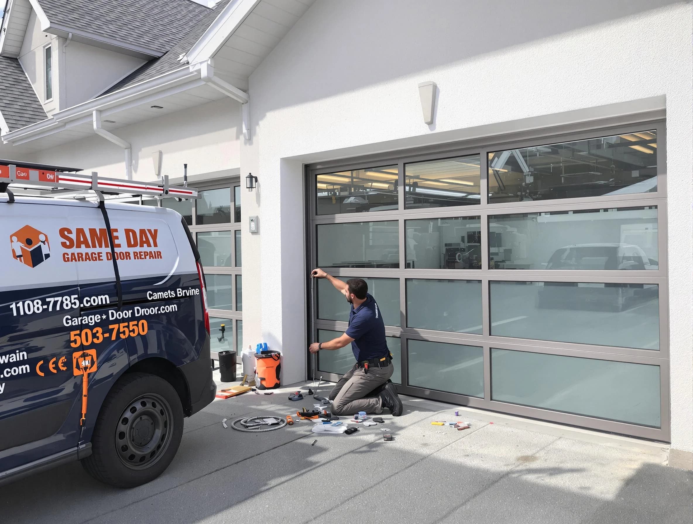 Same-day garage door repair service by Glendale Garage Door Repair in Glendale