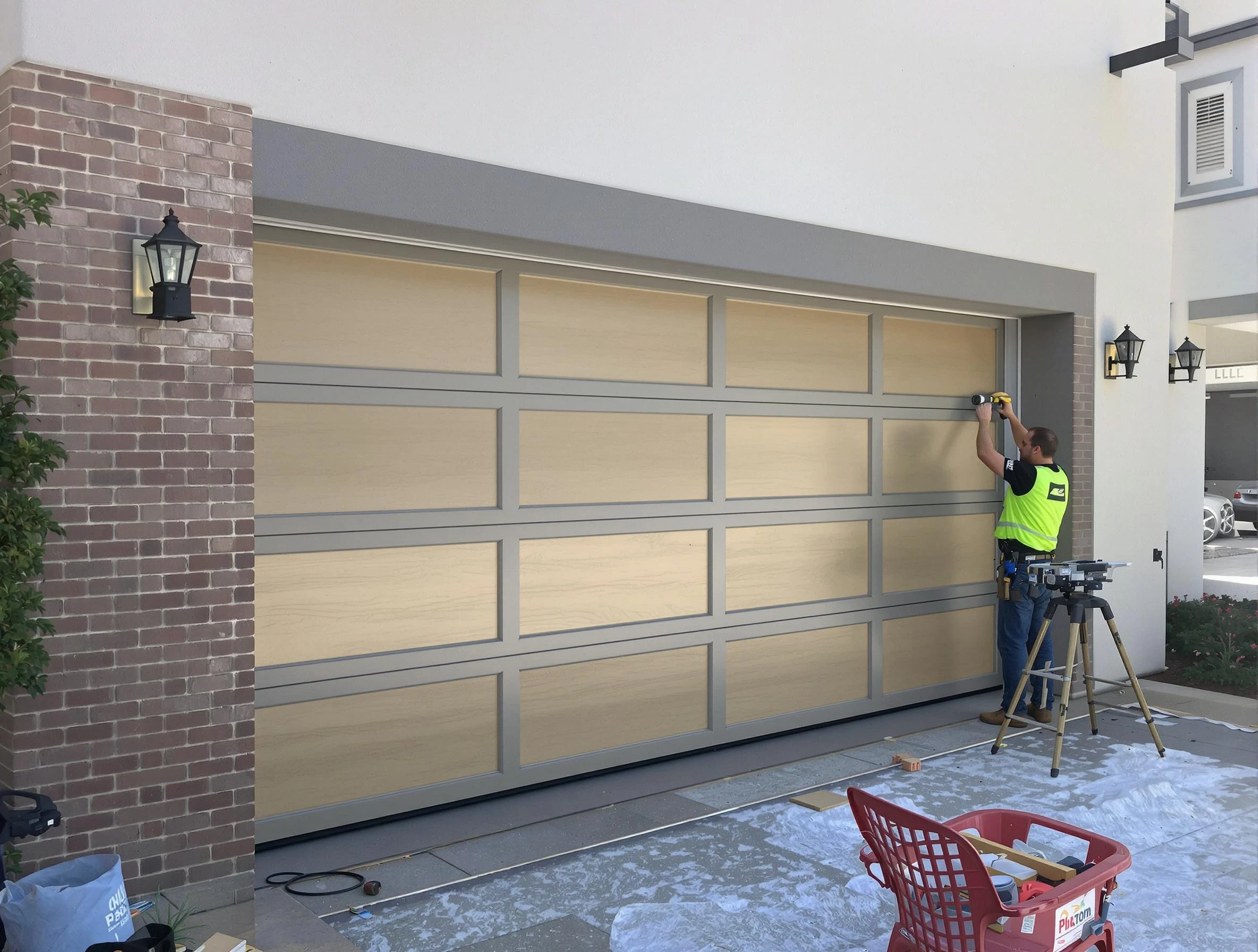Garage door replacement service by Glendale Garage Door Repair in Glendale