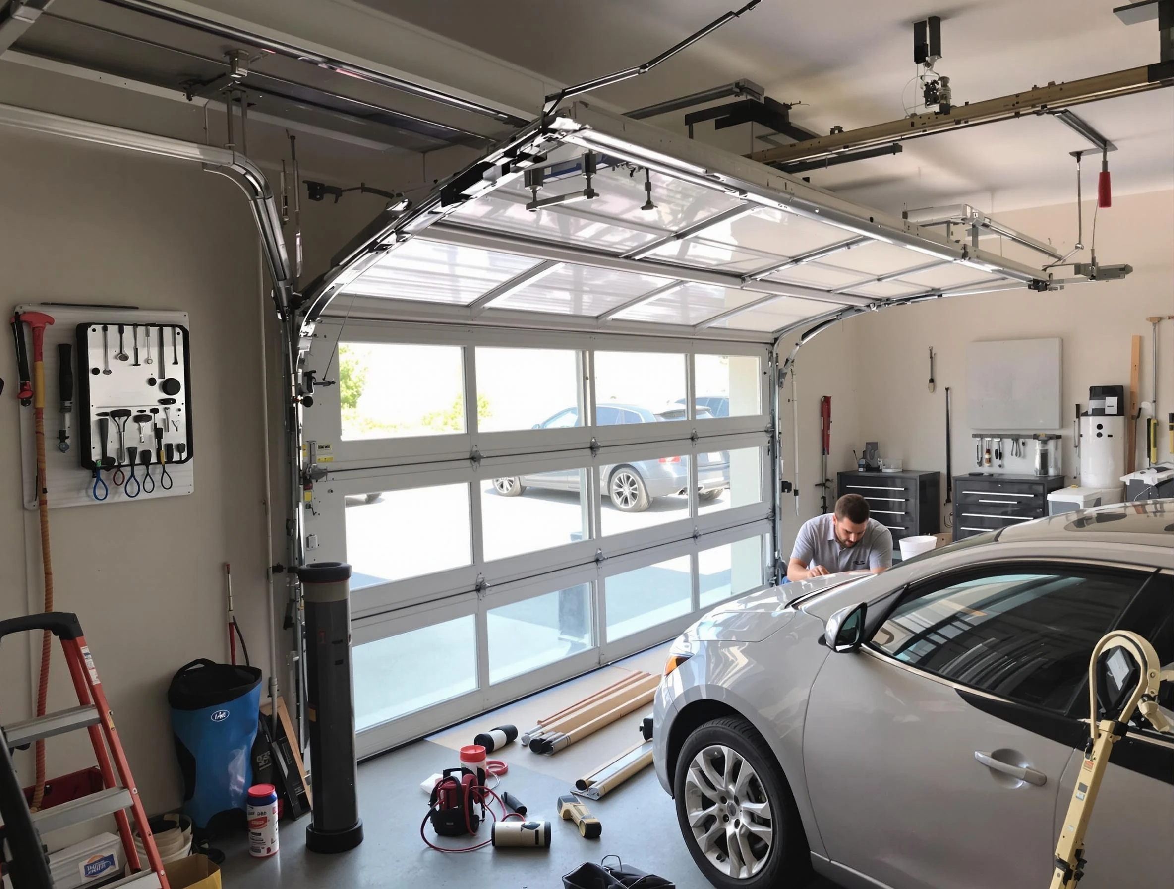 Garage door noise reduction service by Glendale Garage Door Repair in Glendale