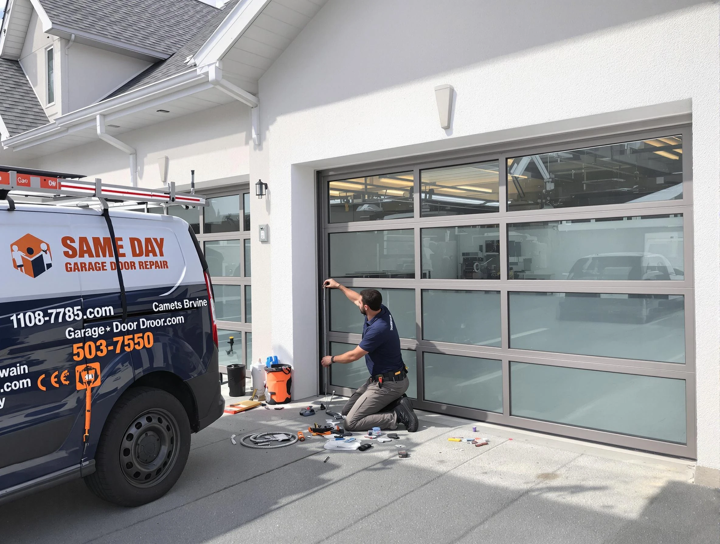 Same-day garage door repair service by Glendale Garage Door Repair in Glendale